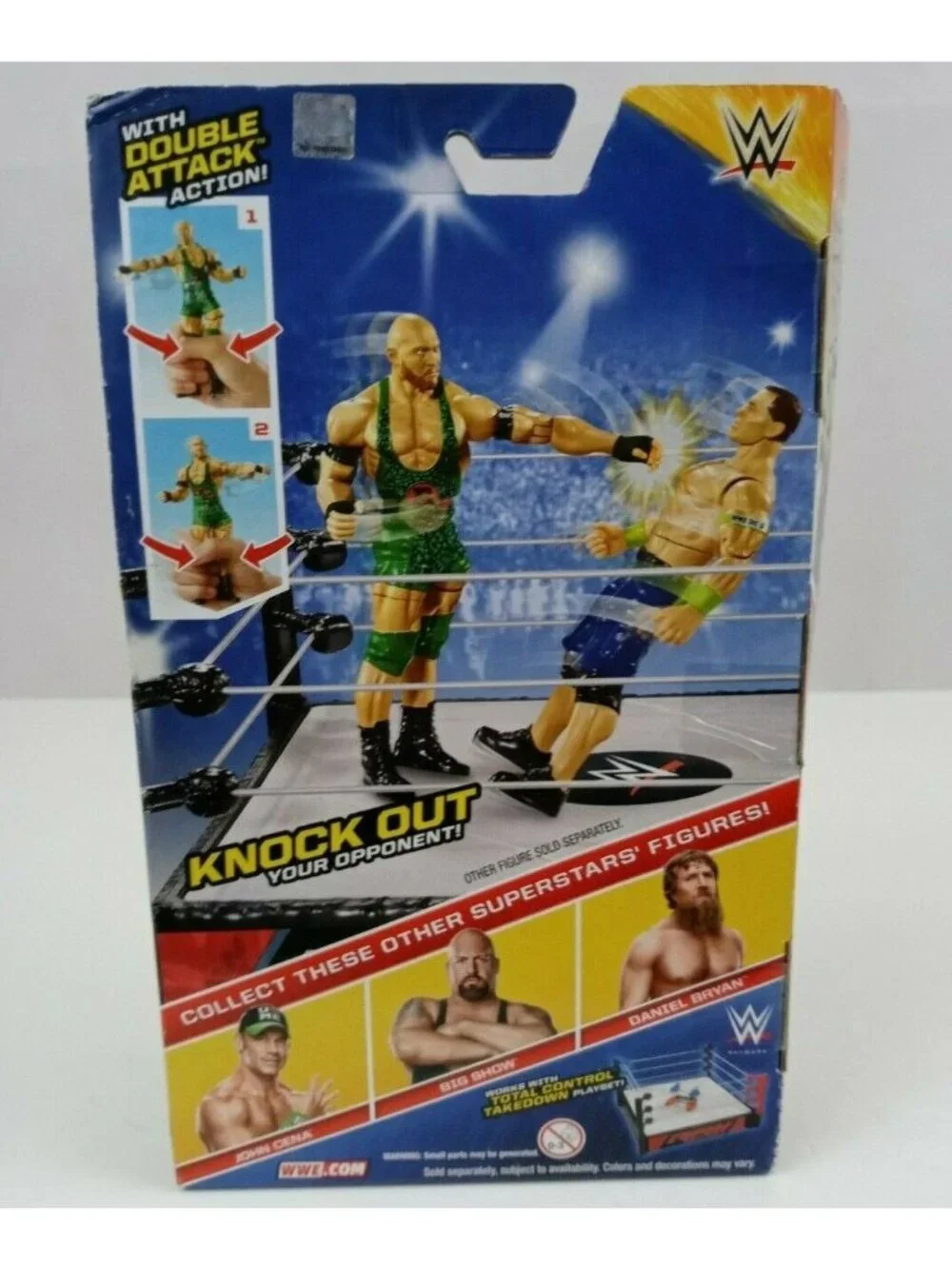 New 2014 WWF WWE Mattel Ryback Double Attack Wrestling 7